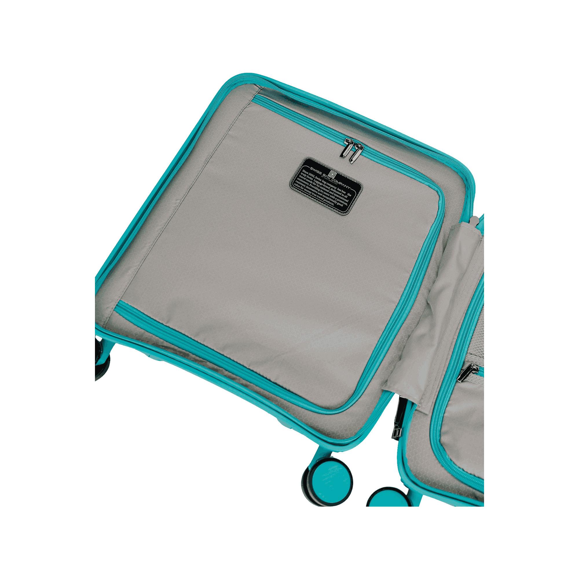 SWISS BAG COMPANY 45.0cm, Hartschalenkoffer Spinner, Underseat
 VISION 