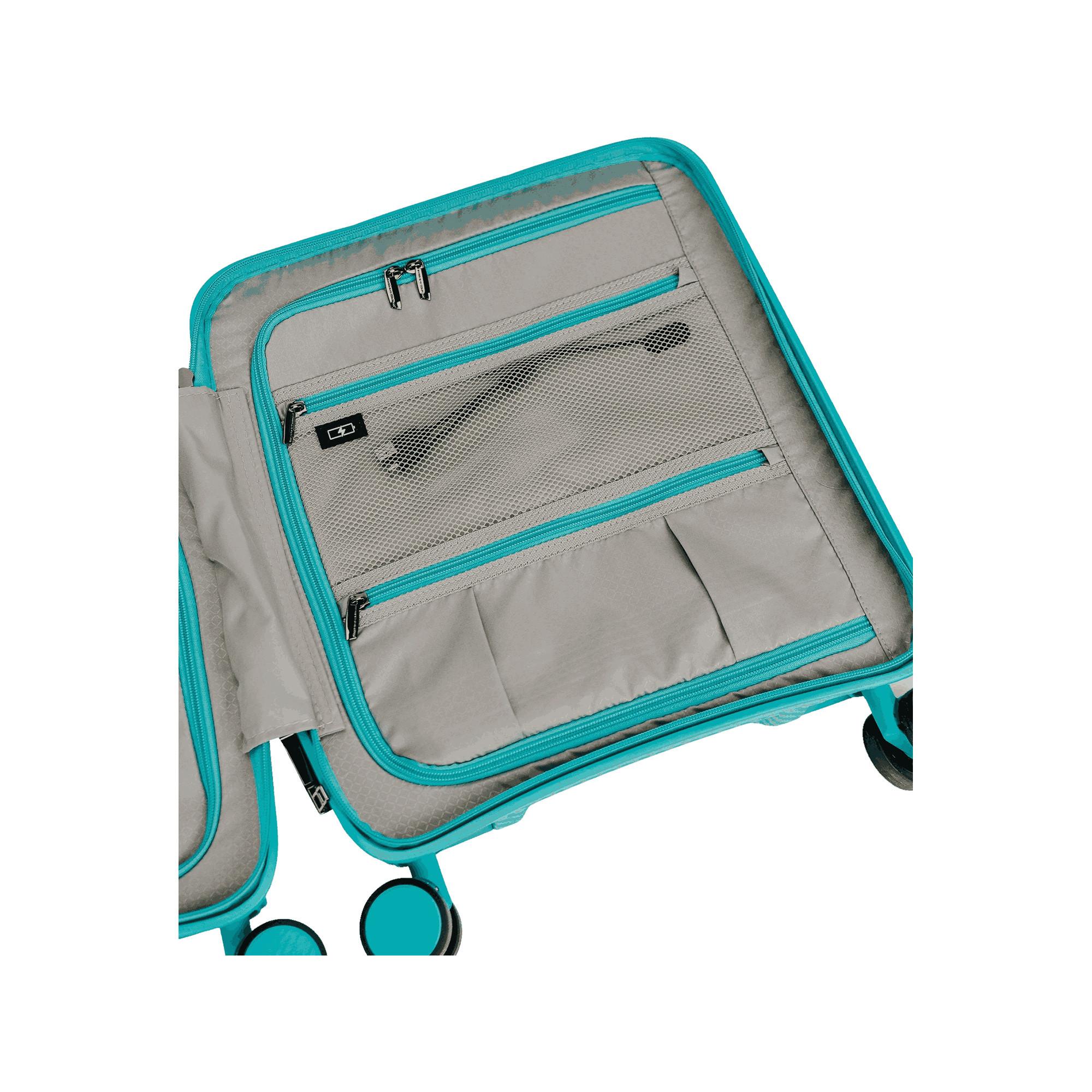 SWISS BAG COMPANY 45.0cm, Hartschalenkoffer Spinner, Underseat
 VISION 