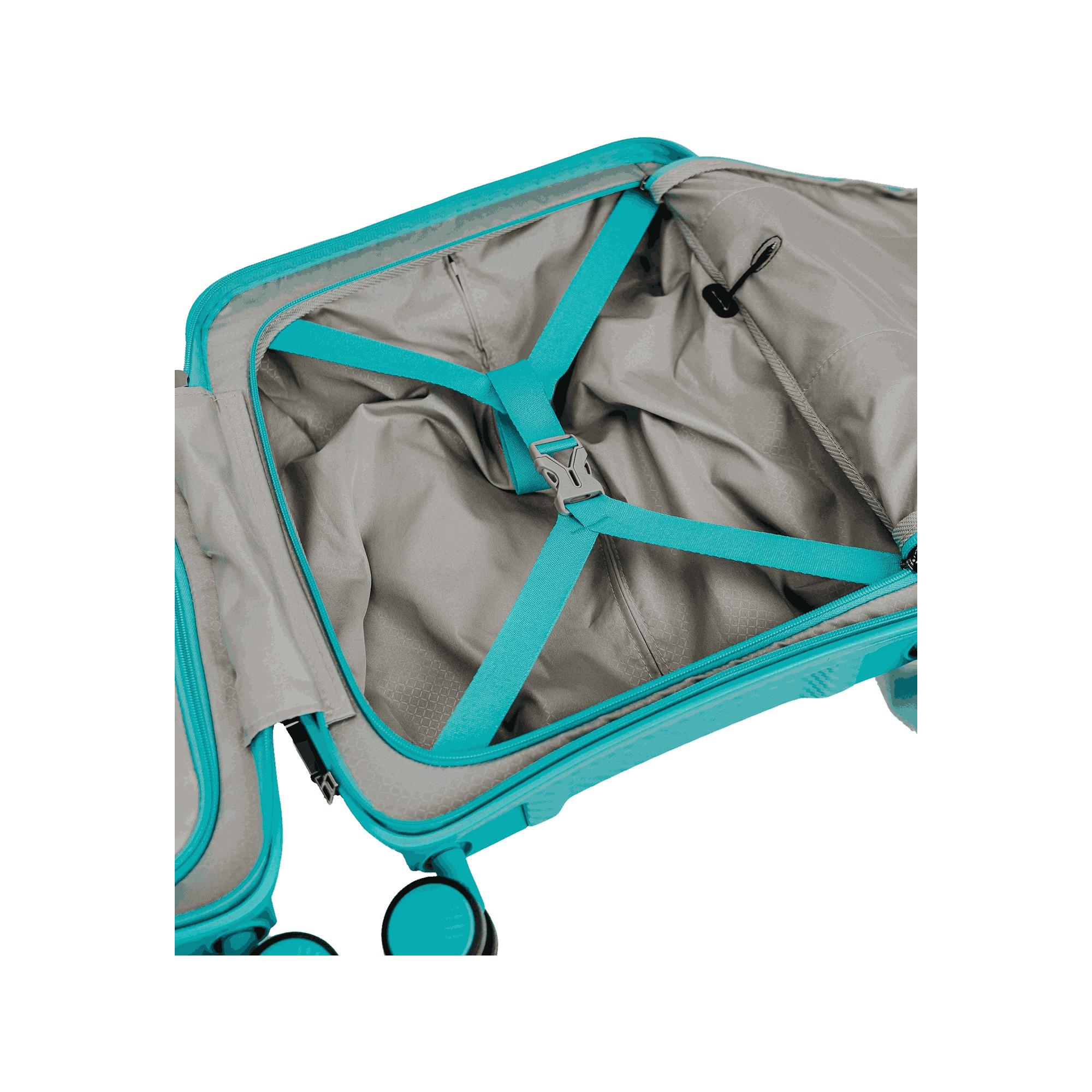 SWISS BAG COMPANY 45.0cm, Hartschalenkoffer Spinner, Underseat
 VISION 