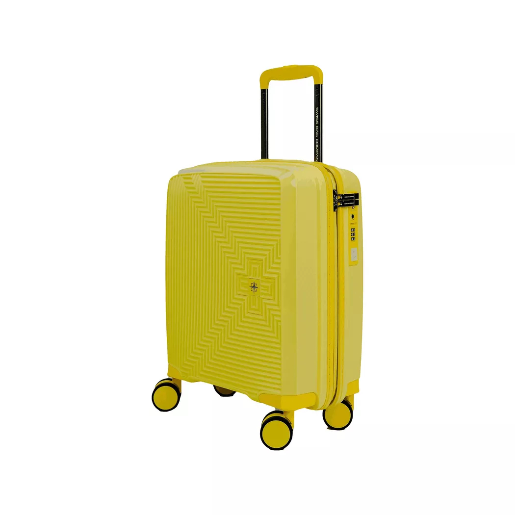 SWISS BAG COMPANY - Hartschalenkoffer Spinner, Underseat, 45 cm, Hartschalenkoffer Spinner, Underseat, 45cm, Gelb