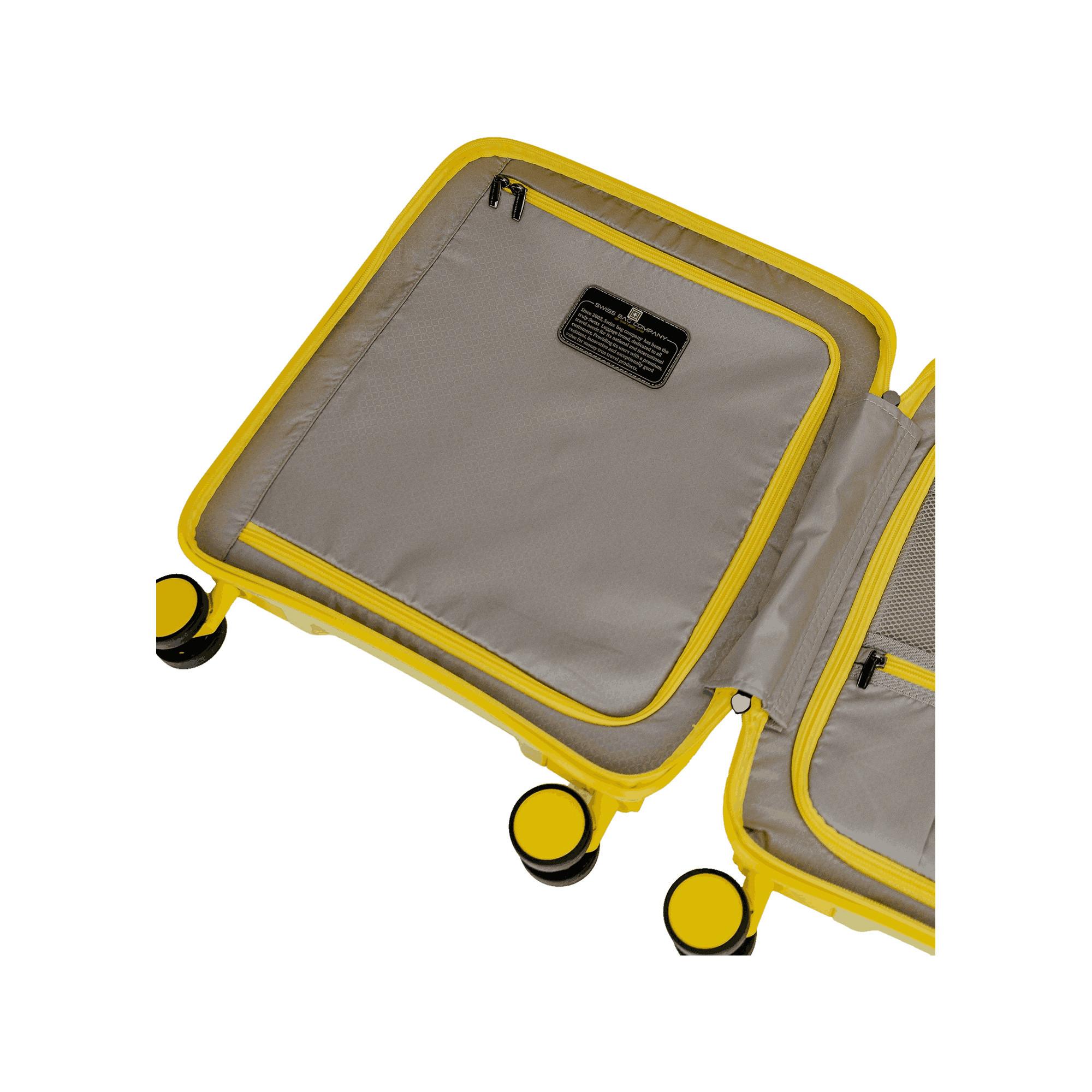 SWISS BAG COMPANY 45.0cm, Valise rigide Spinner, Underseat
 VISION 