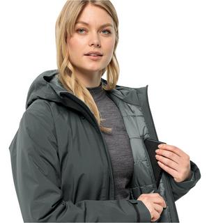 Jack Wolfskin Heidelstein Ins Jkt W Jacke, Wattiert mit Kapuze 