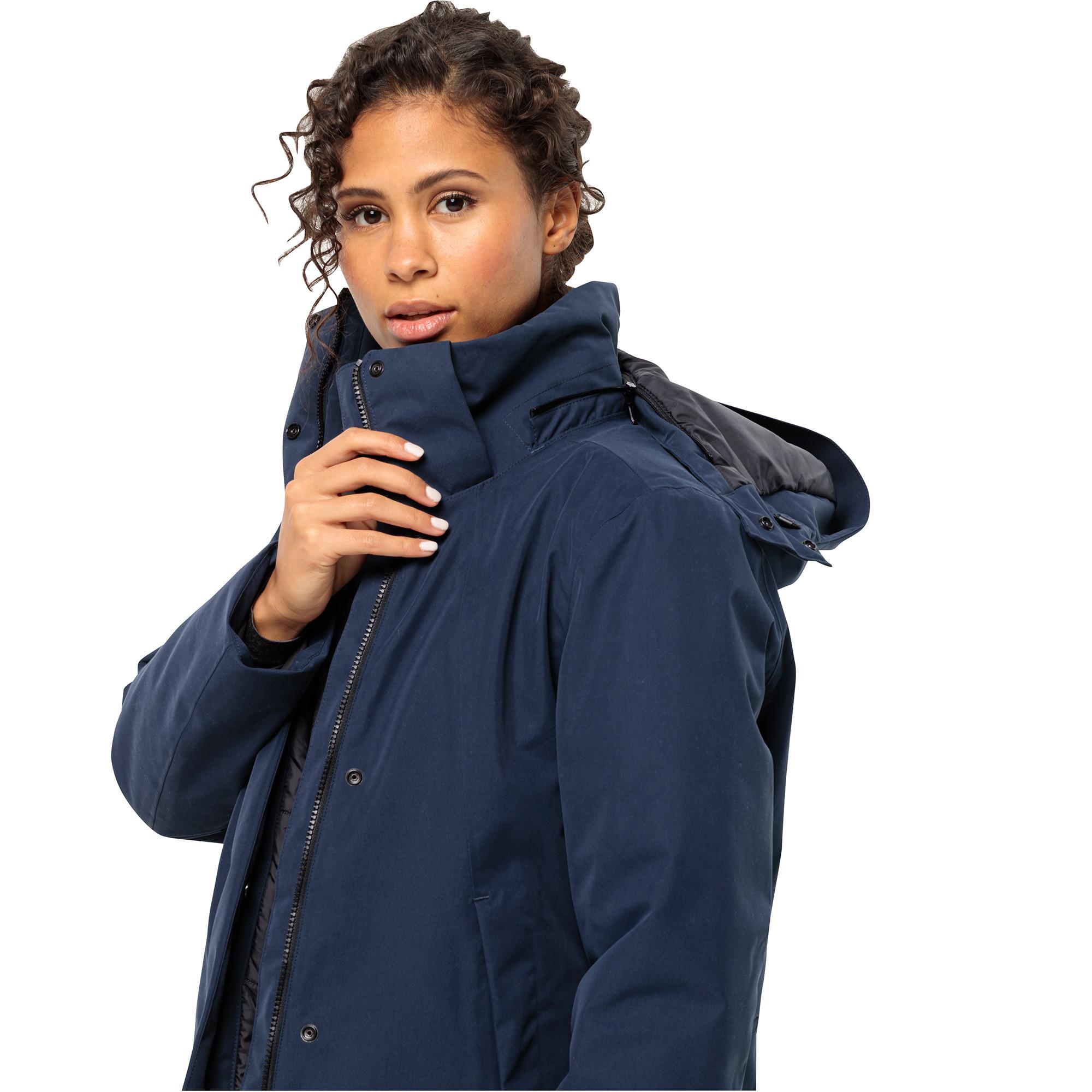 Jack Wolfskin Salier Coat W Veste ouatinée avec capuche 