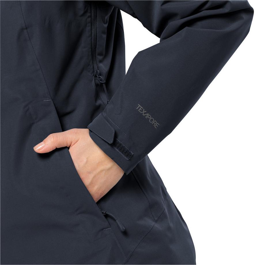 Jack Wolfskin Fernblick 2L Jkt W Jacke, Wattiert mit Kapuze 