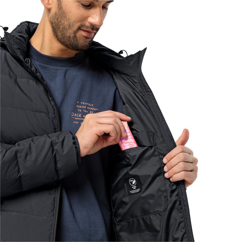 Jack Wolfskin Colonius Jkt M Jacke, Wattiert mit Kapuze 