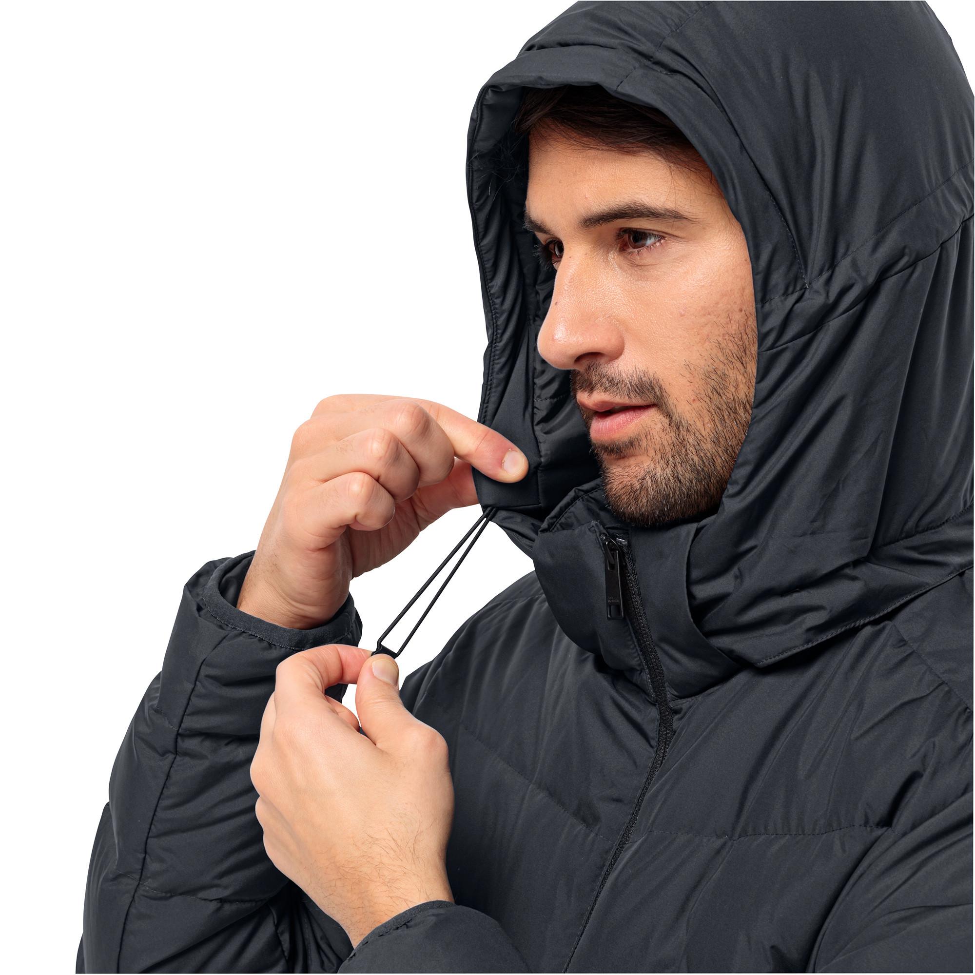 Jack Wolfskin Colonius Jkt M Jacke, Wattiert mit Kapuze 