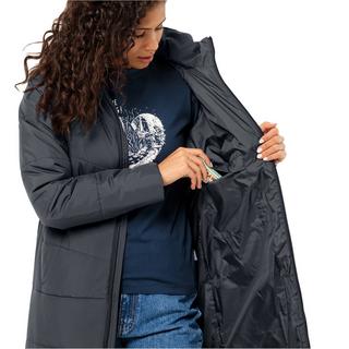 Jack Wolfskin Deutzer Coat W Jacke, Wattiert mit Kapuze 