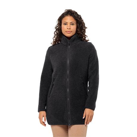 Jack Wolfskin High Curl Coat W Fleecejacke ohne Kapuze 