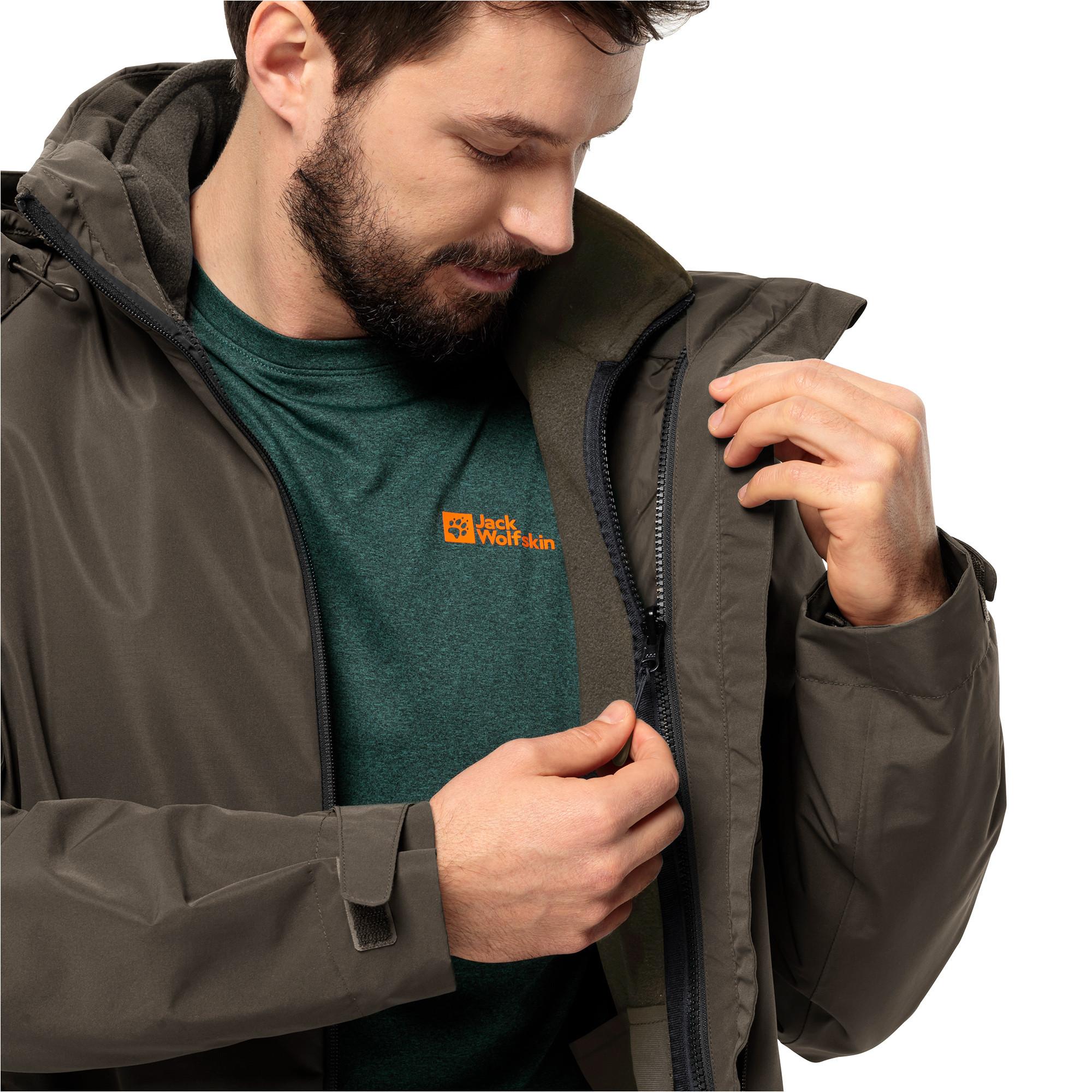 Jack Wolfskin Waldsteig Fz M Fleecejacke ohne Kapuze 