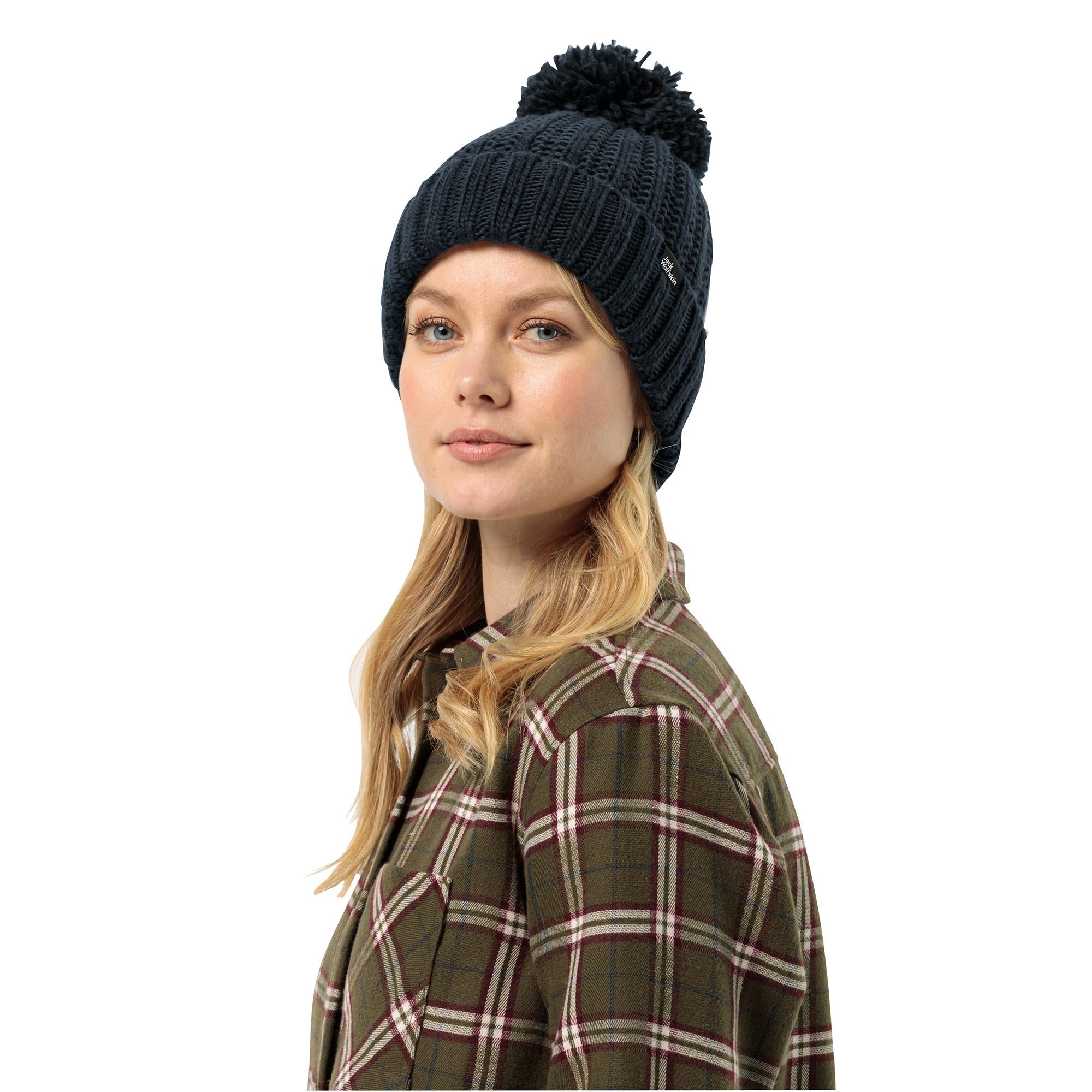 Jack Wolfskin Highloft Knit Beanie W Bonnet à pompon 