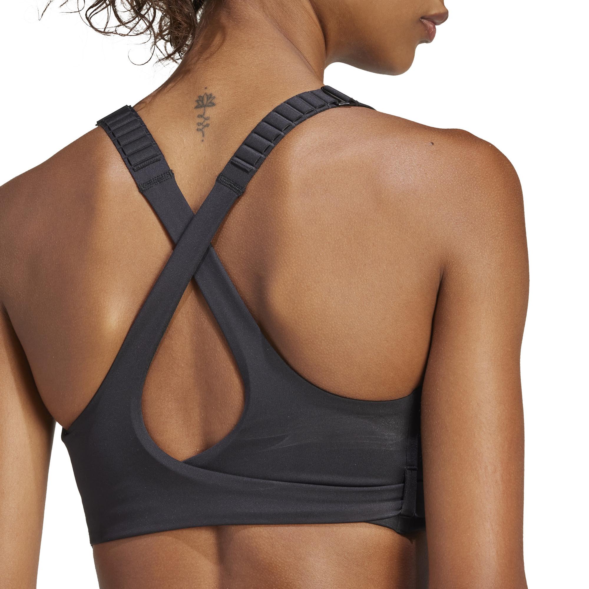 adidas FASTIM L HS BRA Brassière de sport, Medium Support 