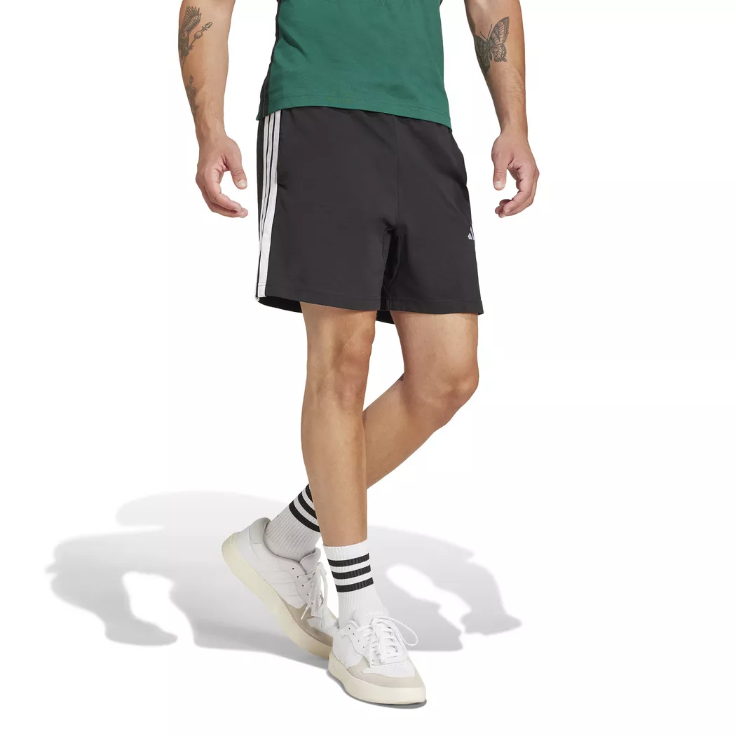 Adidas Shorts 3S SJ 7 pour hommes noir   L