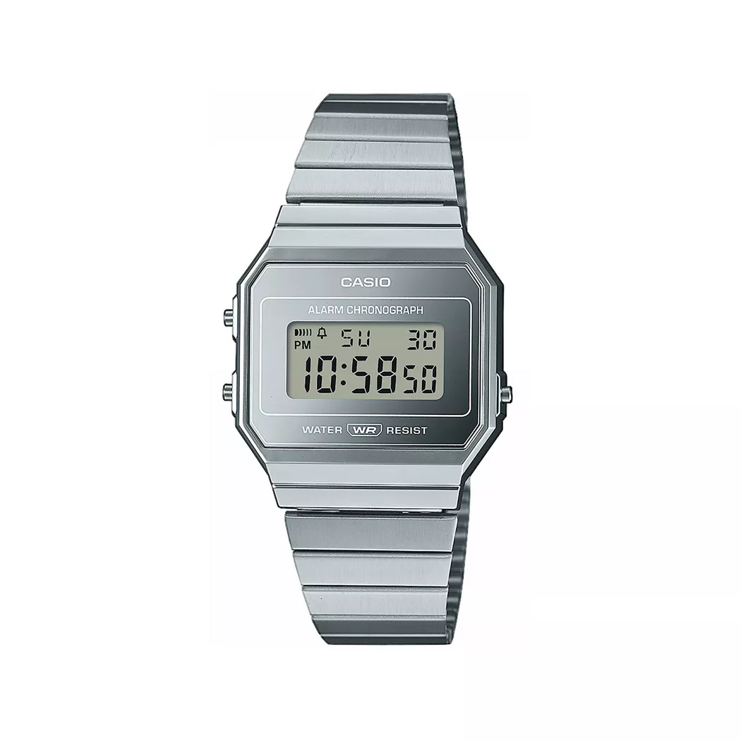 Casio Vintage Watch Silver One Size