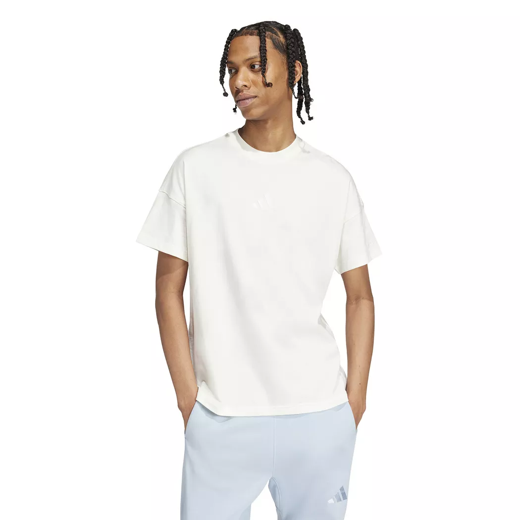 Adidas T-shirt à Manches Courtes All Szn Off White L Homme