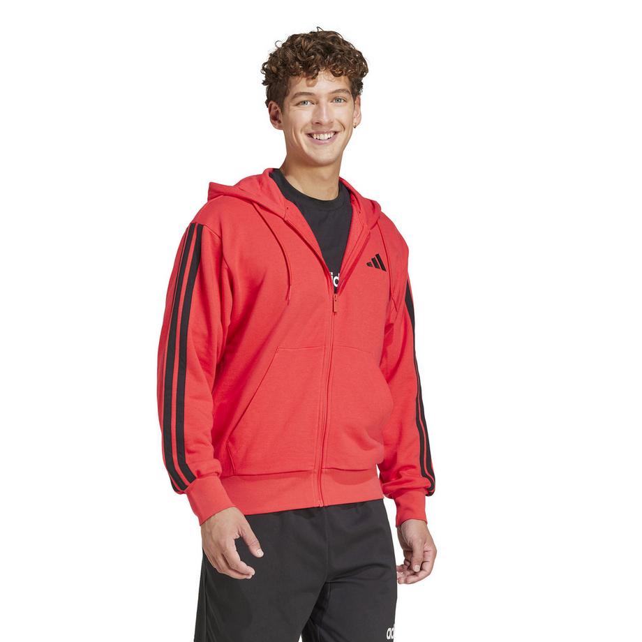 adidas M 3S FT FZ HD Tuta da allenamento 