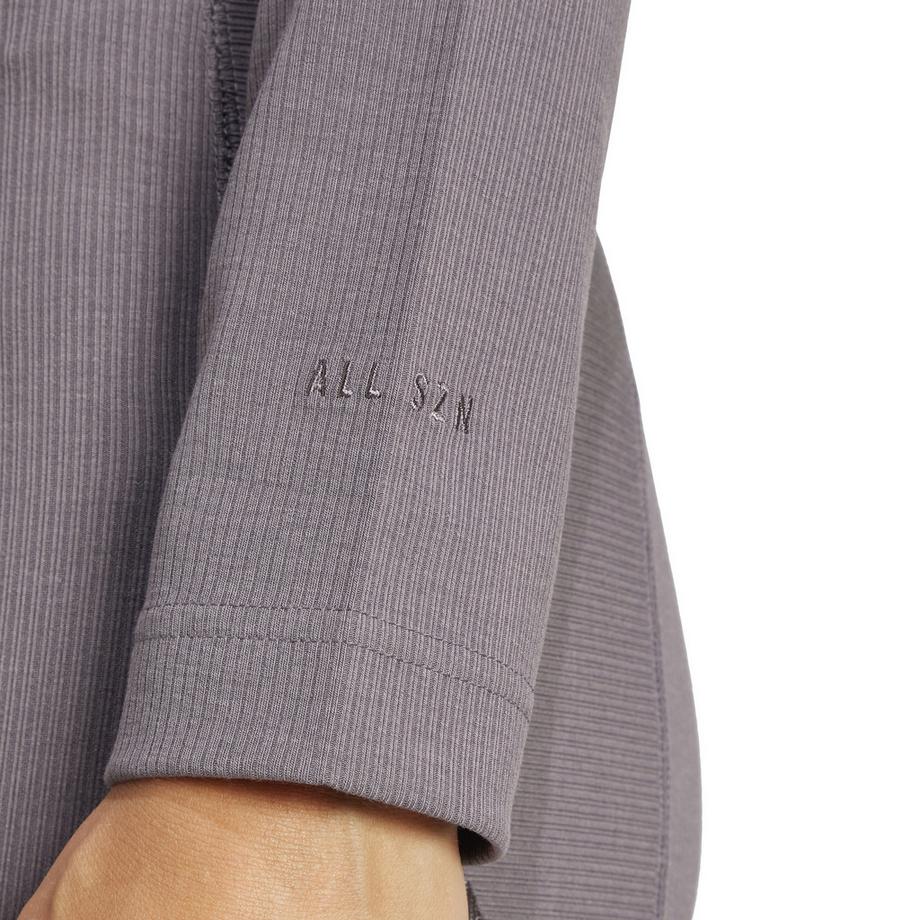 adidas W LNG RIB LS T-Shirt, langarm 