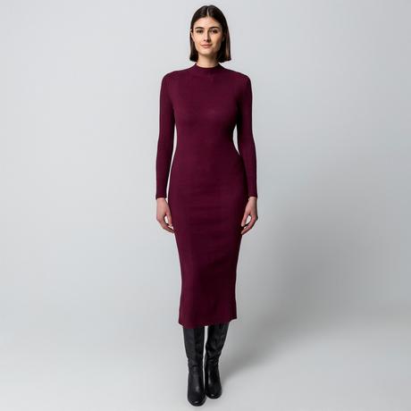 Manor Woman knit rib Strickkleid, langarm 