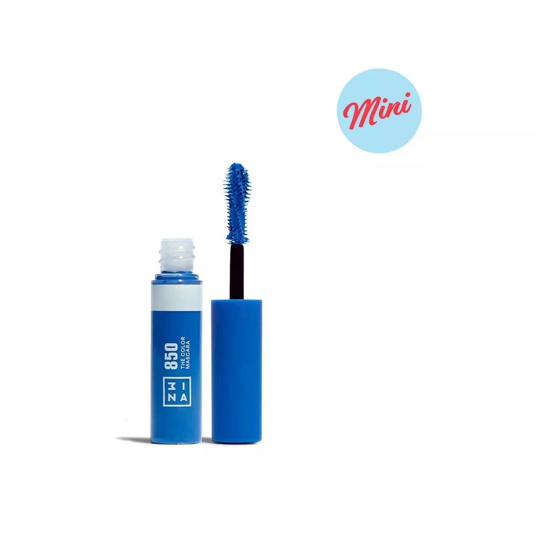 3INA - The Color Mascara Mini, 5.5ml,  Electric Blue