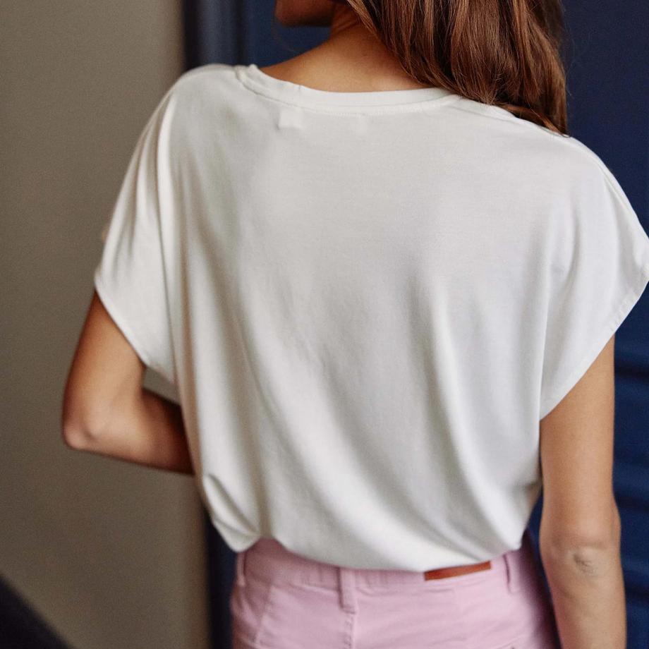 La Petite Etoile T-shirt col en V  