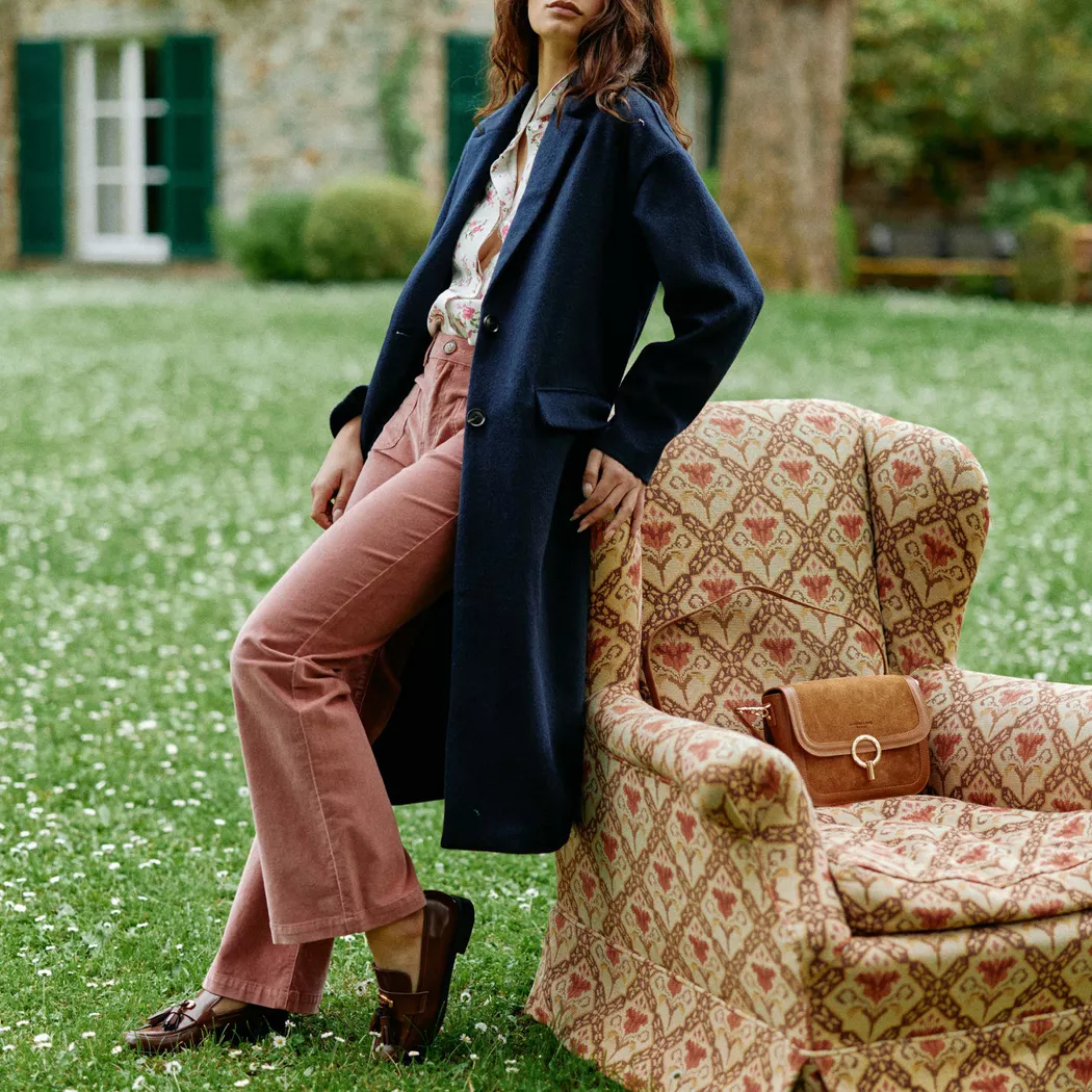 La Petite Etoile - Mantel, für Damen, Marine, Größe L
