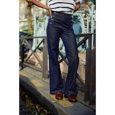 La Petite Etoile High Waist Flared Jeans  