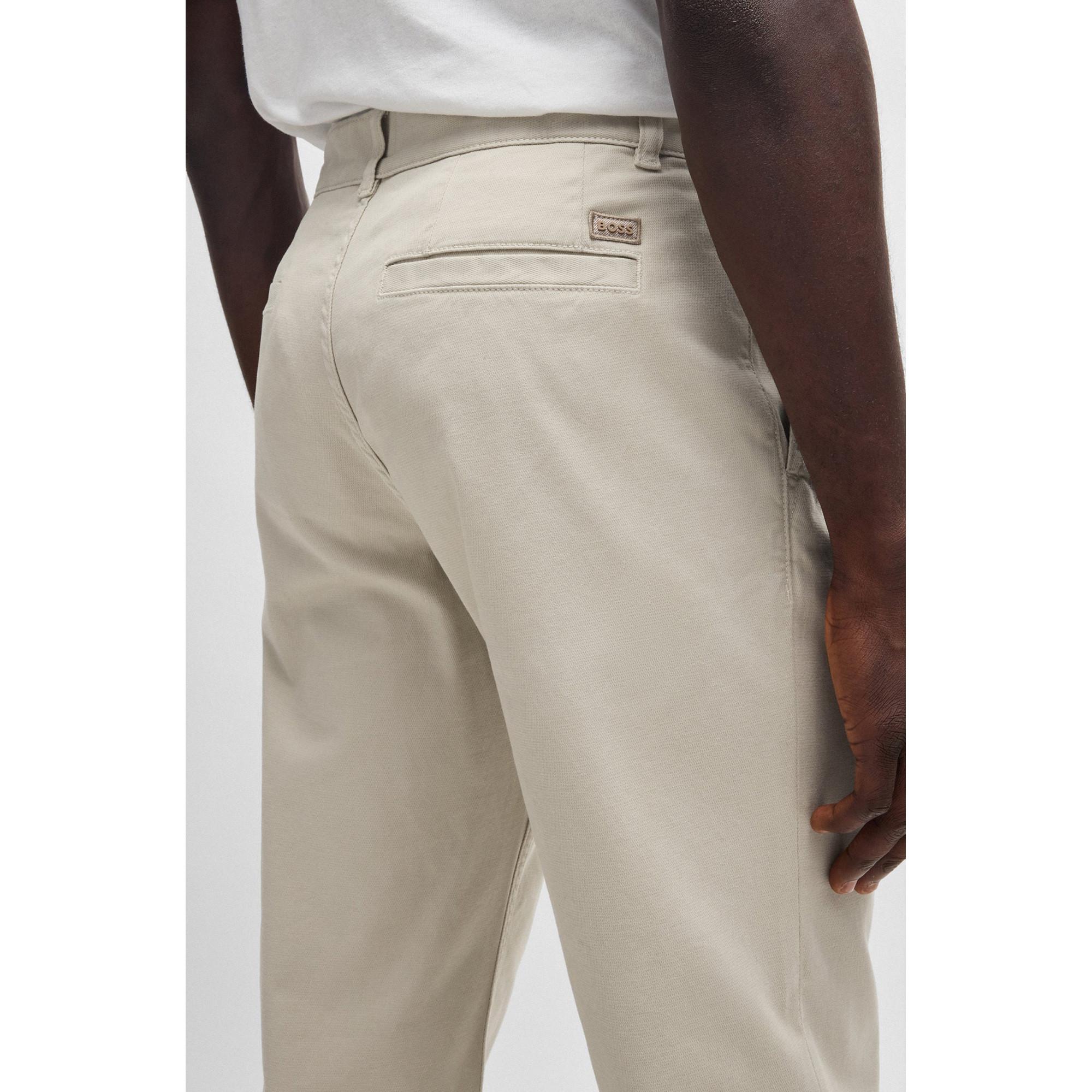 BOSS ORANGE Chino-Pleated Chinohose, Regular Fit 