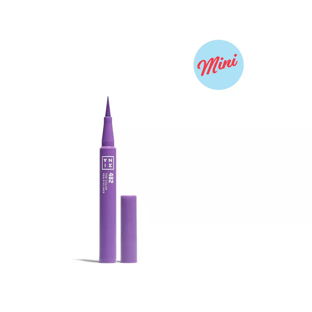 3INA - The Color Pen Eyeliner Mini, 0.6ml,  Purple