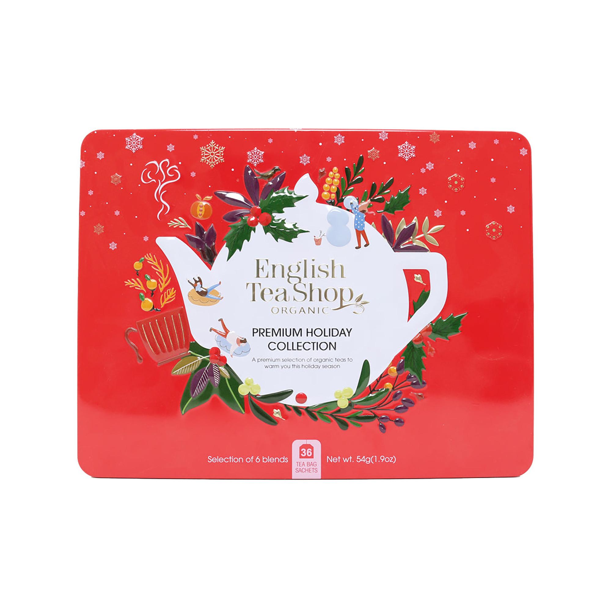 English Tea Shop Prem Holidy Collect 36 Tee Red Boîte cadeau métallique