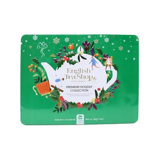 English Tea Shop Prem Holidy Collect 36Tee Grün Metall-Geschenkbox "Premium Holiday" Grün  