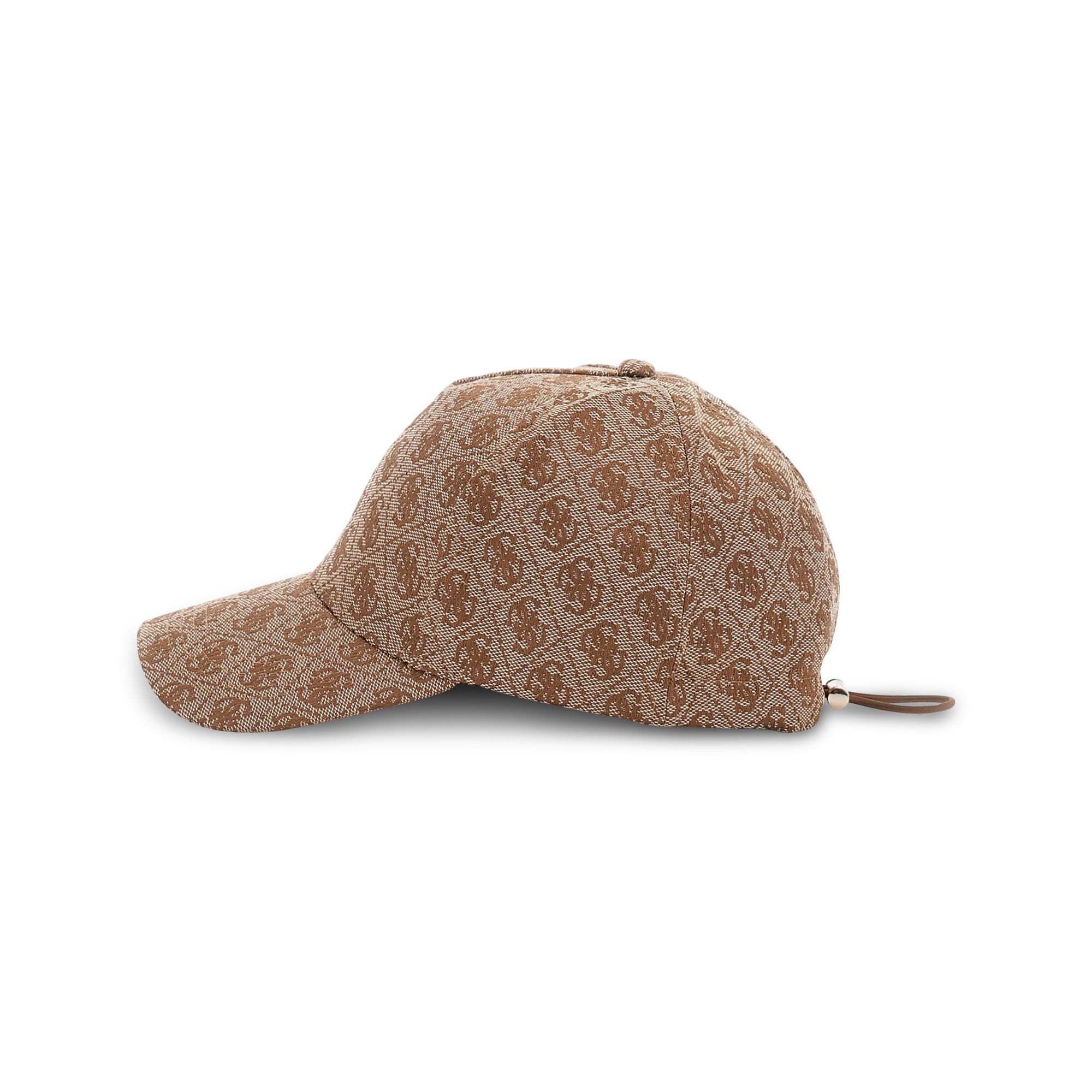 Guess Orlina Logo Baseball Cap Aw5184pol03 Dove Logo