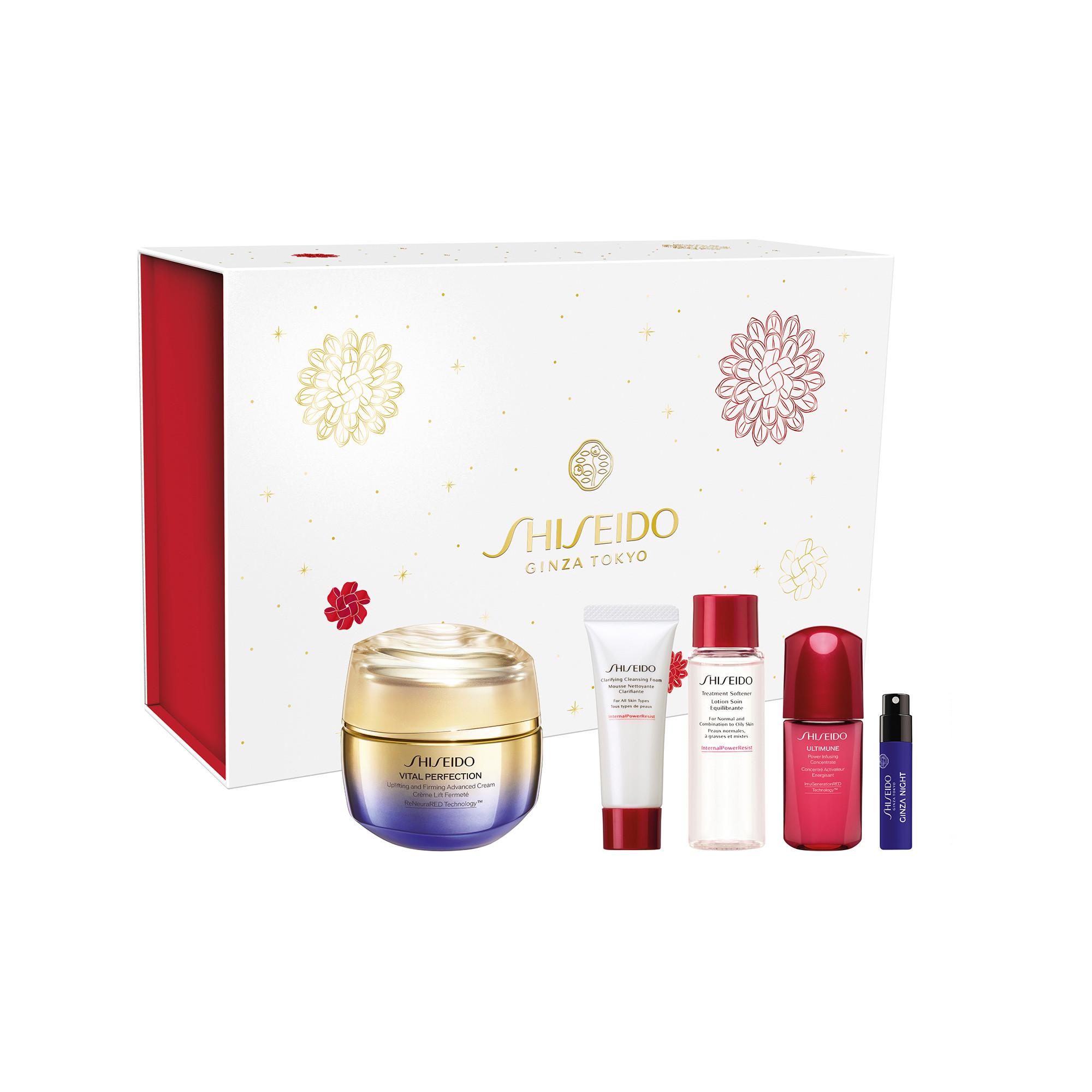 SHISEIDO Vital Perfection Uplifting And Firming Cream Advanced Holiday Kit 