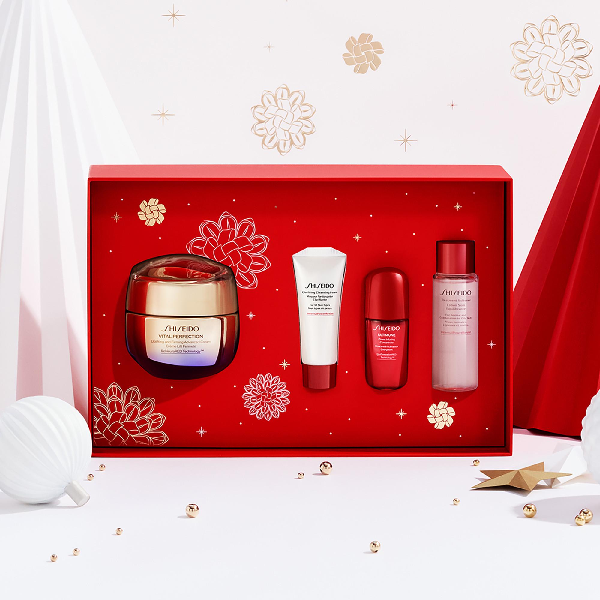 SHISEIDO Vital Perfection Uplifting And Firming Cream Advanced Holiday Kit 