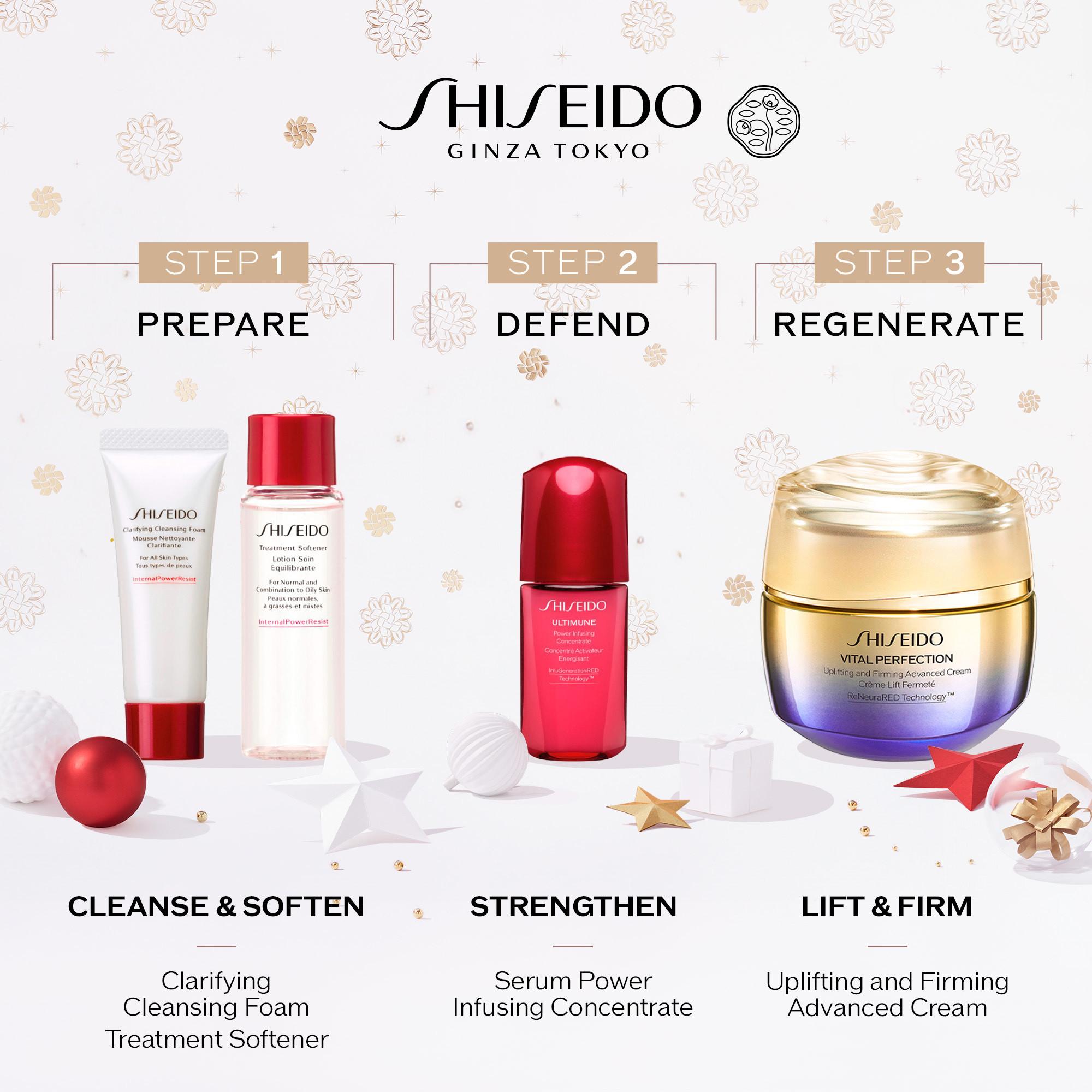 SHISEIDO Vital Perfection Uplifting And Firming Cream Advanced Holiday Kit 