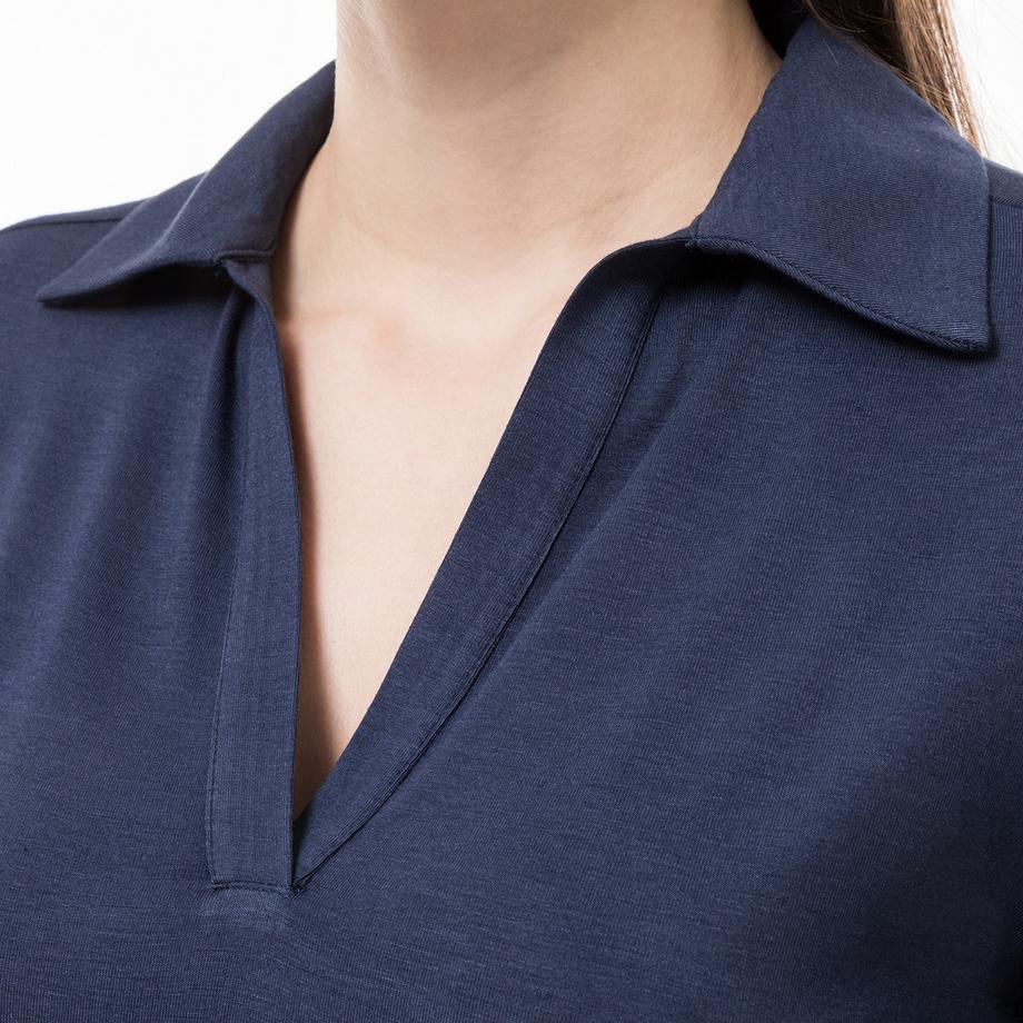 Manor Woman Polo Modal Maniche Lunghe  