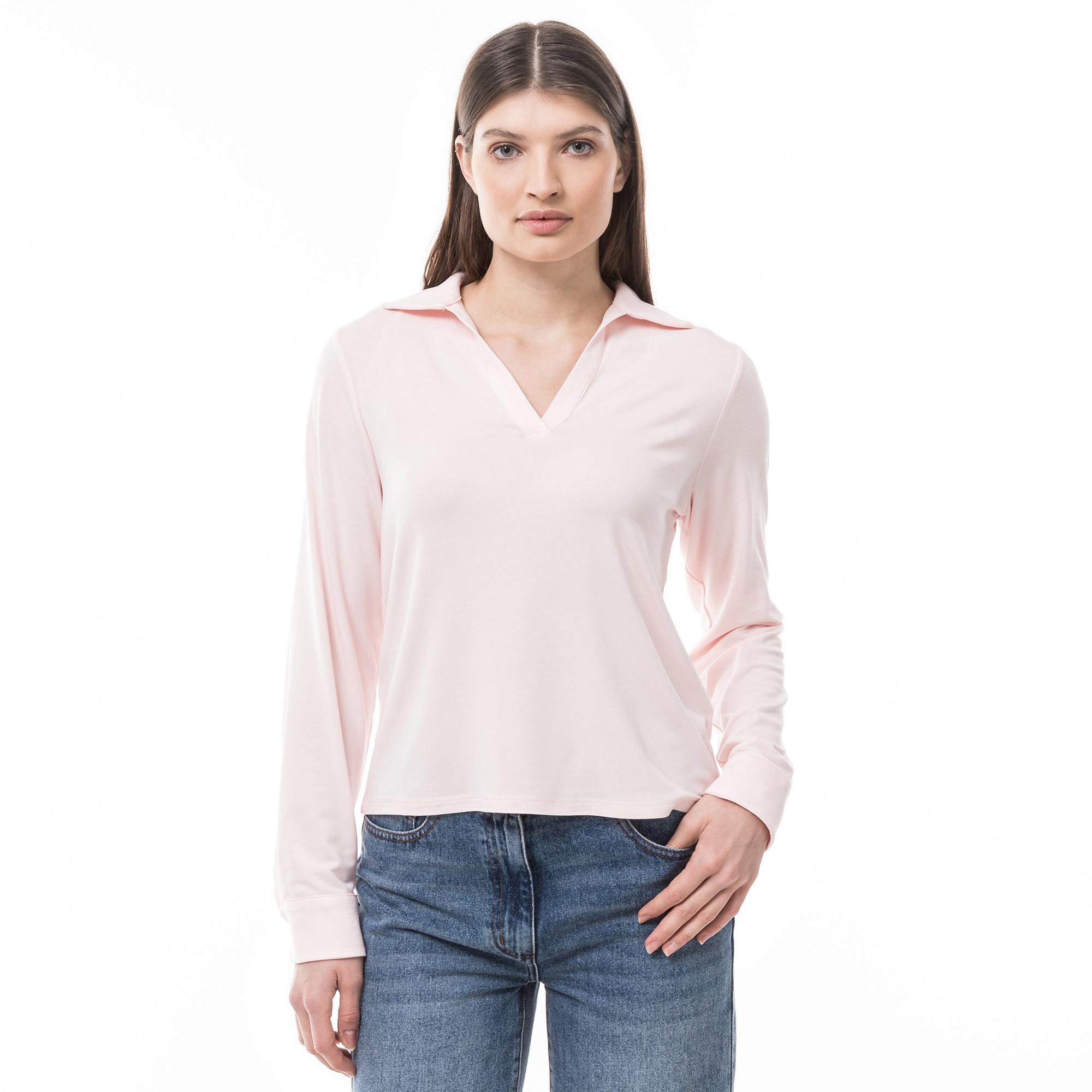 Manor Woman modal Poloshirt, langarm 