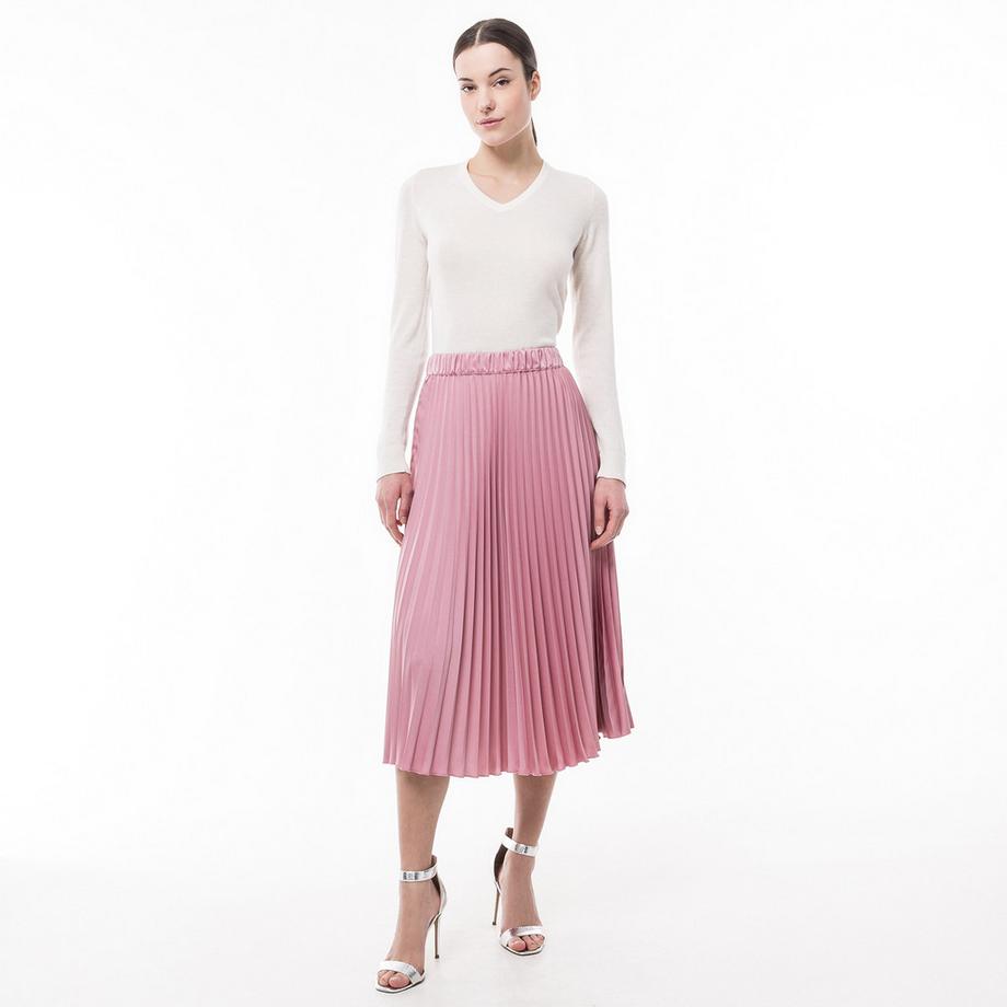 Manor Woman Gonna a pieghe lunga  