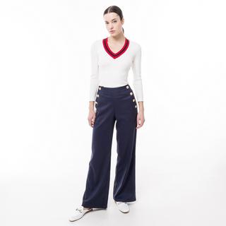 Manor Woman  Pantalon de costume long, Flared Fit 