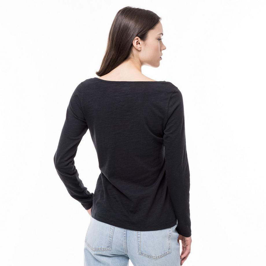 Manor Woman Slub Langarm T-Shirt  