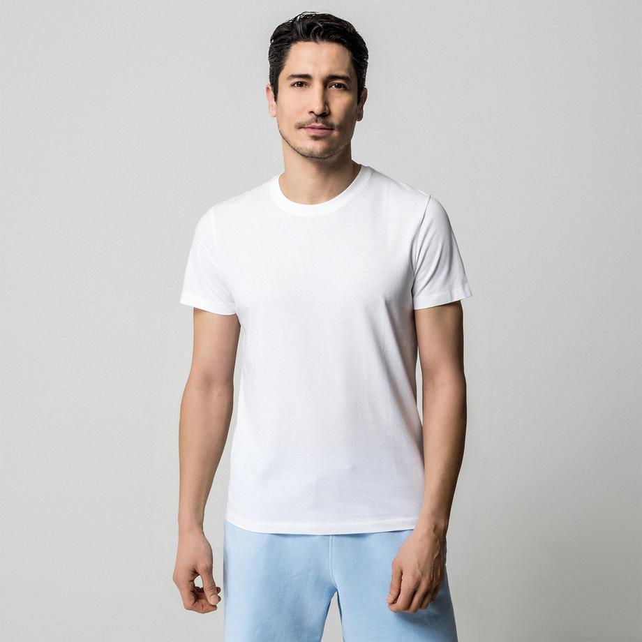 T-shirt, col rond, manches courtes