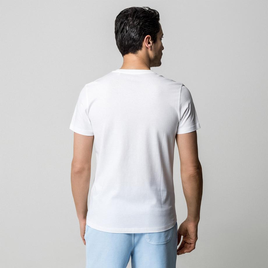 Manor Man T-shirt Manches Courtes Col Rond  