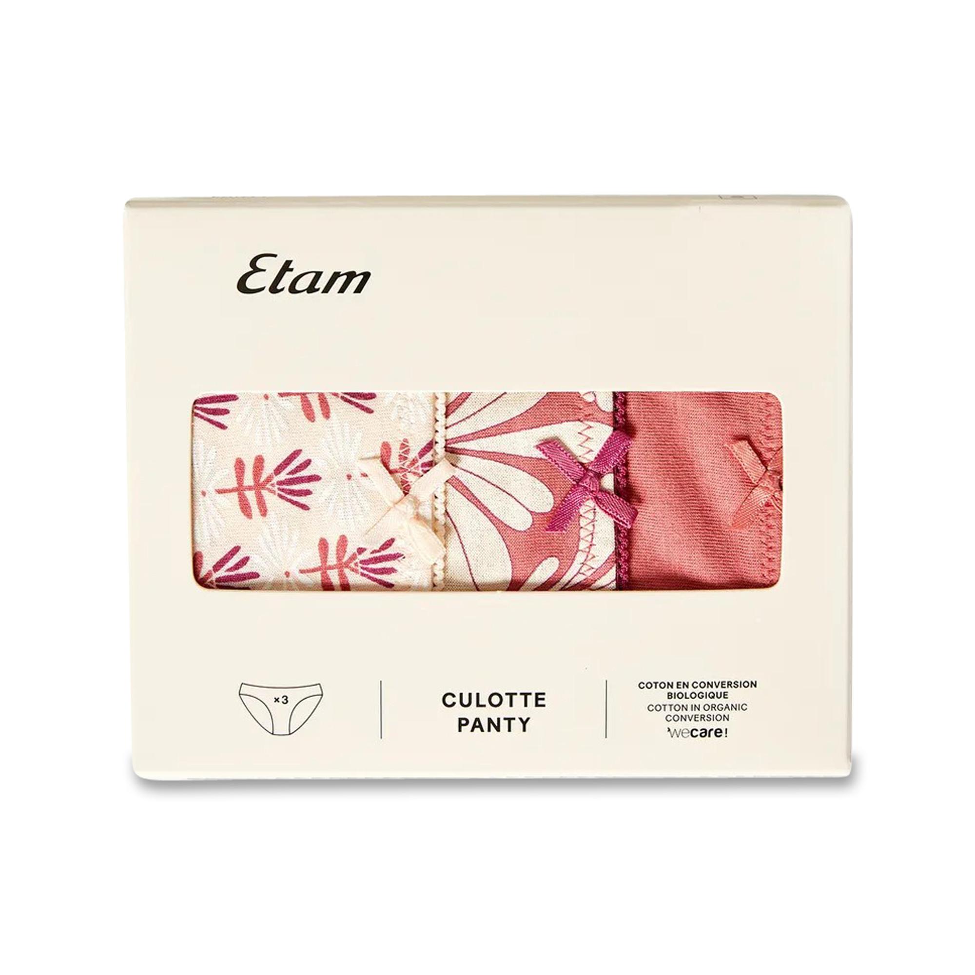 Etam  Lot de 3 slips en coton 