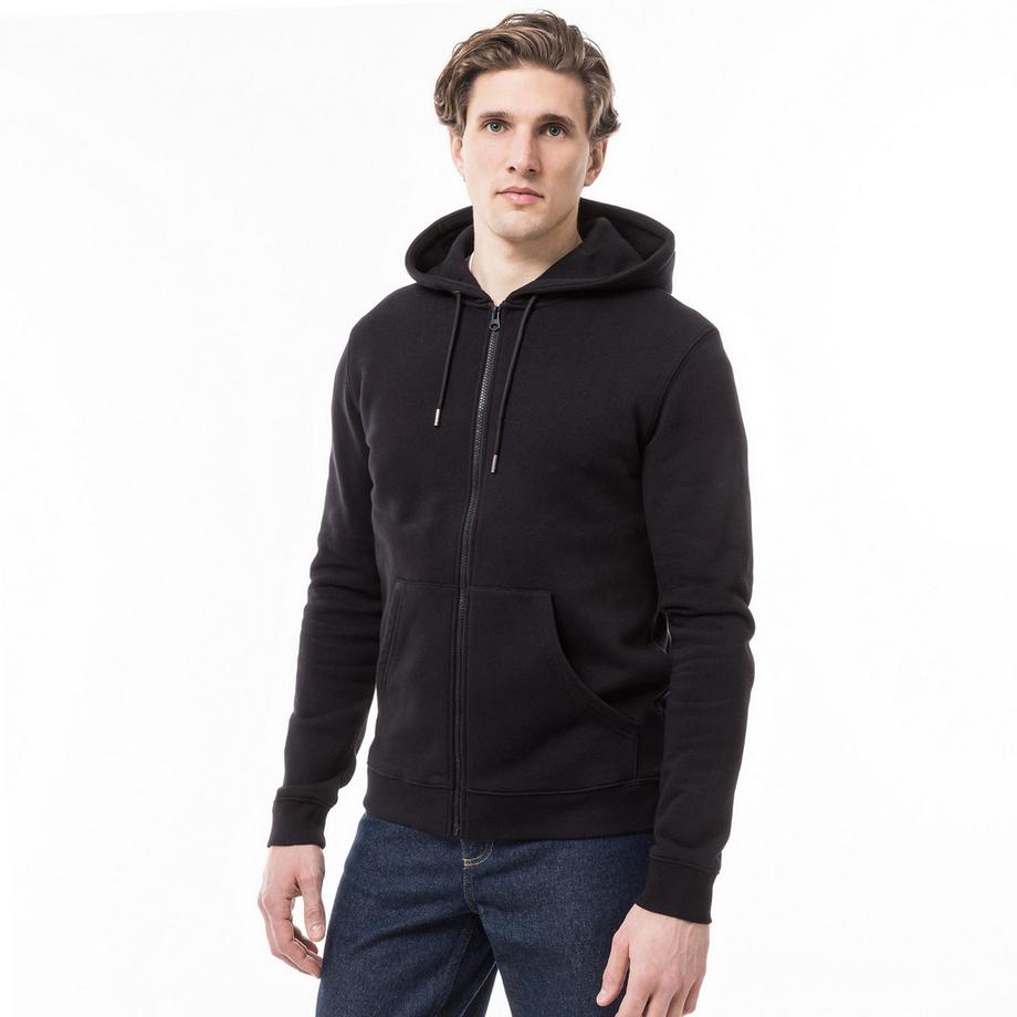 Manor Man Hoodie mit Reissverschluss  