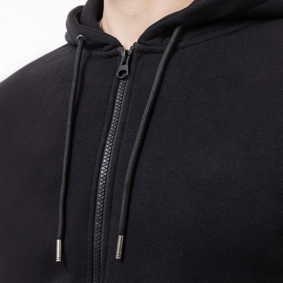 Manor Man Hoodie mit Reissverschluss  