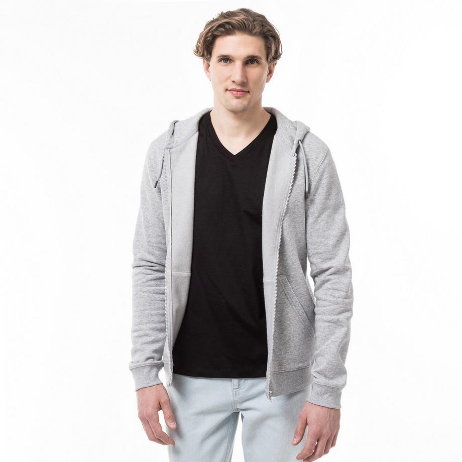 Manor Man Hoodie mit Reissverschluss  