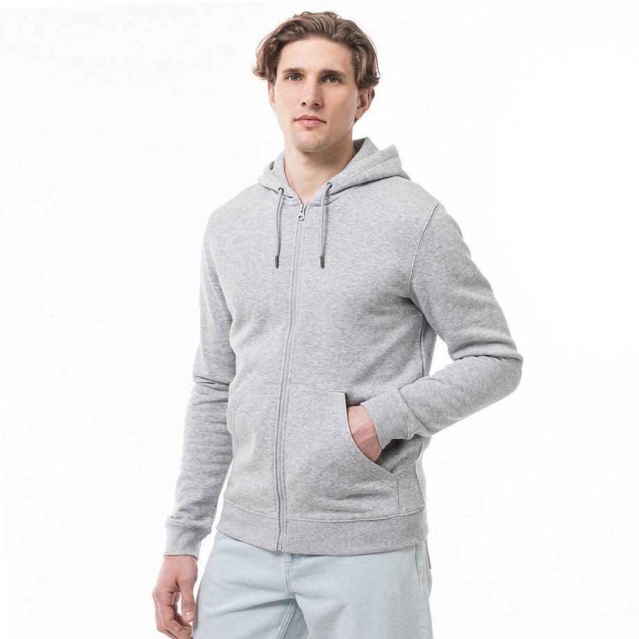Manor Man Hoodie mit Reissverschluss  