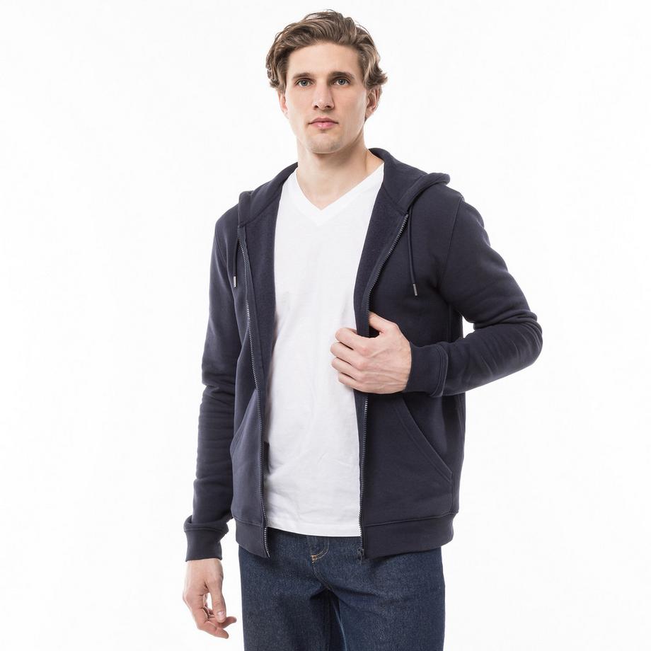 Manor Man Hoodie avec fermeture éclair  