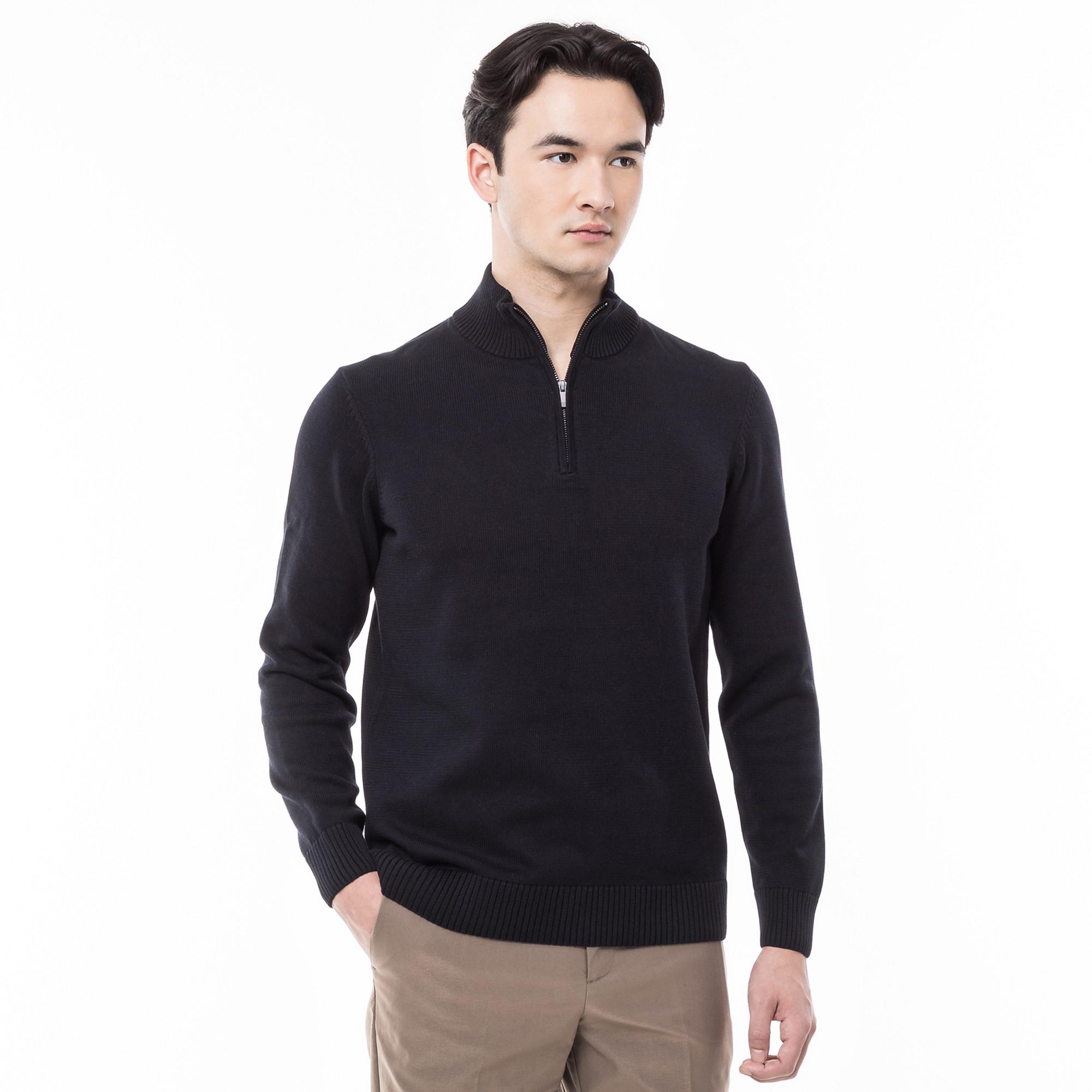 Manor Man  Maglia, half-zip 