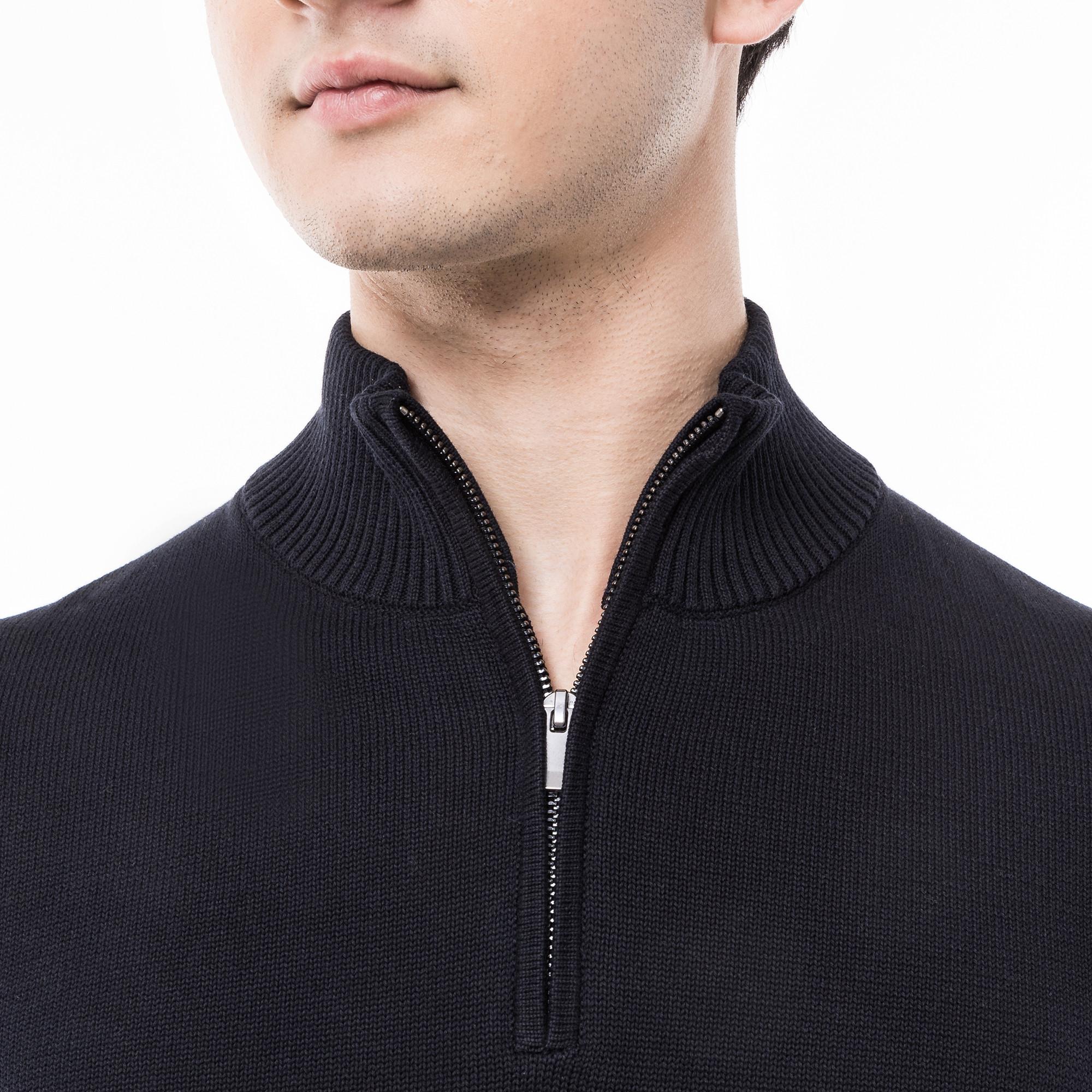 Manor Man  Maglia, half-zip 