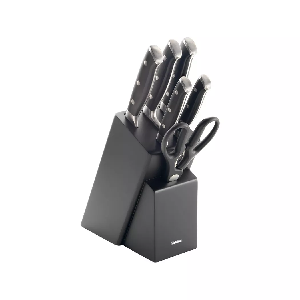 Metaltex - Messerblock, 24 x 32 cm, Black