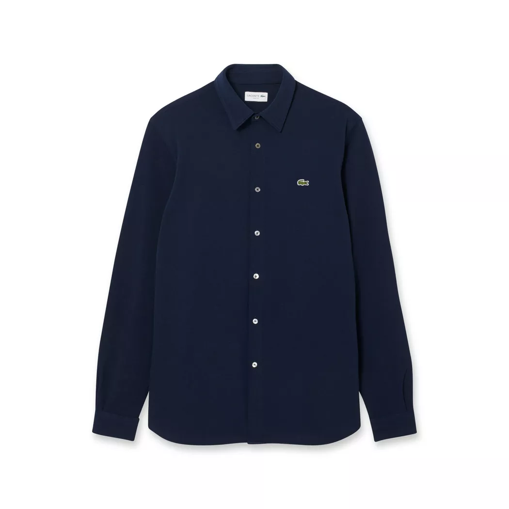 Lacoste - Hemd, langarm, für Herren, Dunkelblau, Größe 39